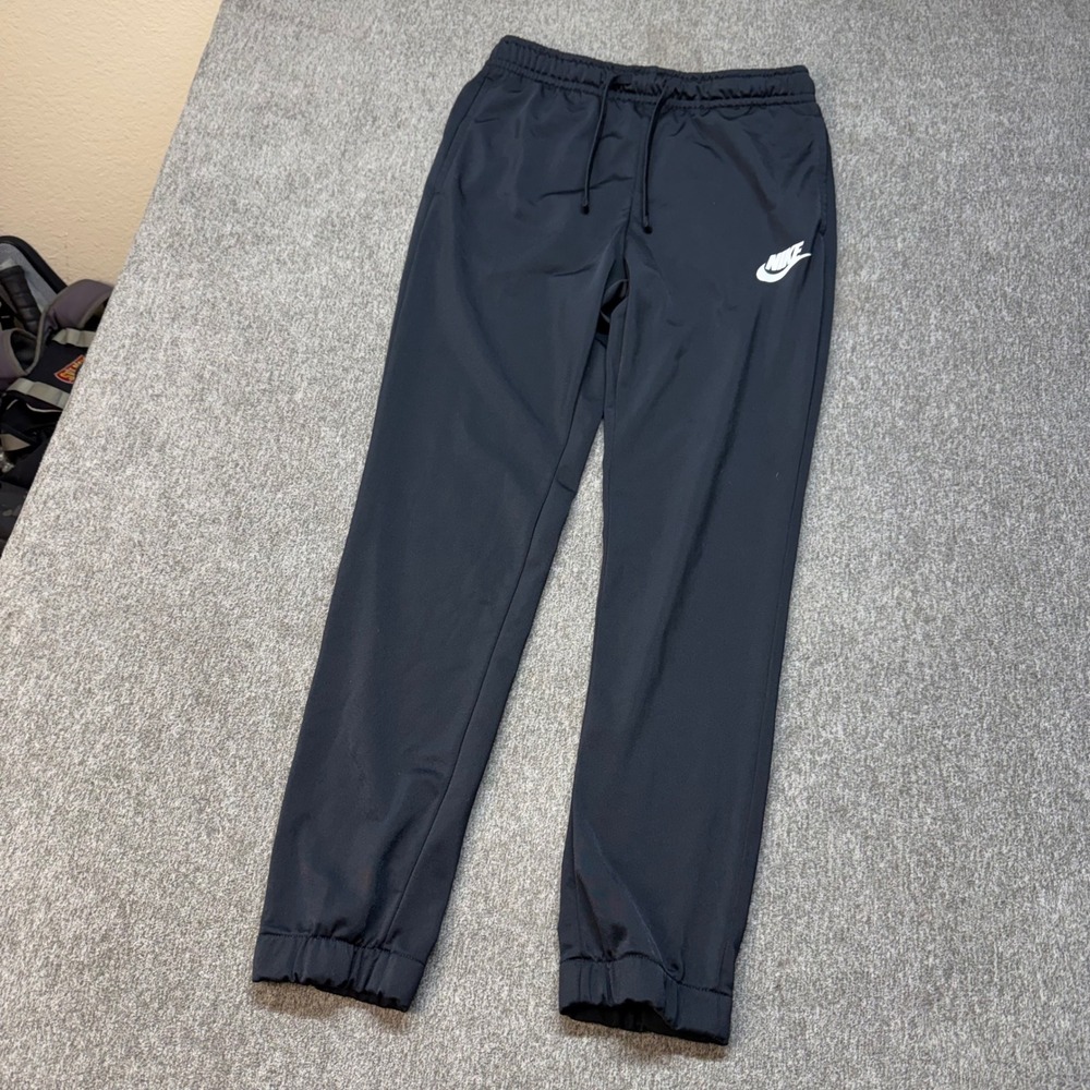 Nike Sportswear Mens Woven Track Pants Black Joggers CD9239-010 Medium